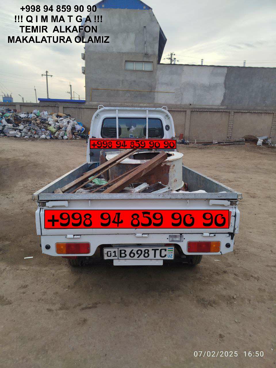 Metallolom qabul qilish Ortachirchiq