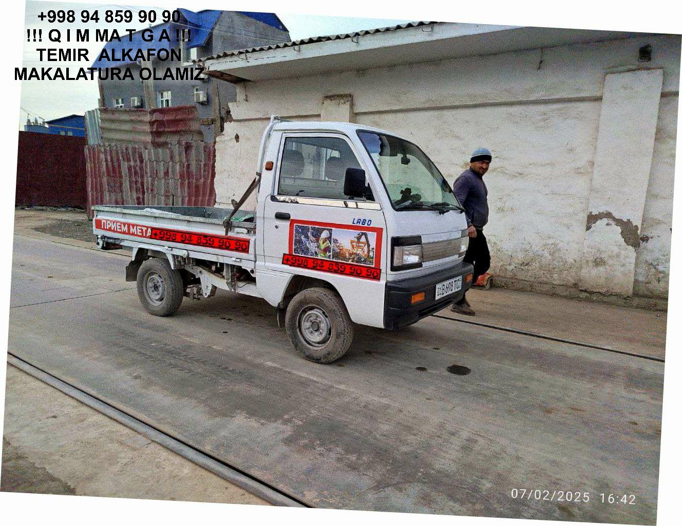 Metallolom qabul qilish Ortachirchiq