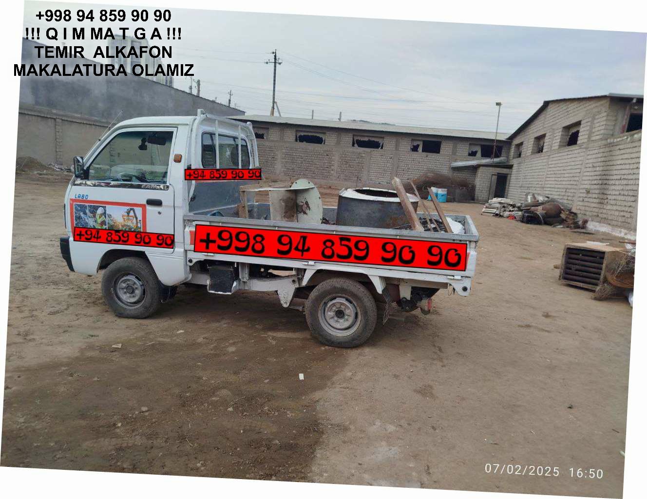 Metallolom qabul qilish Ortachirchiq