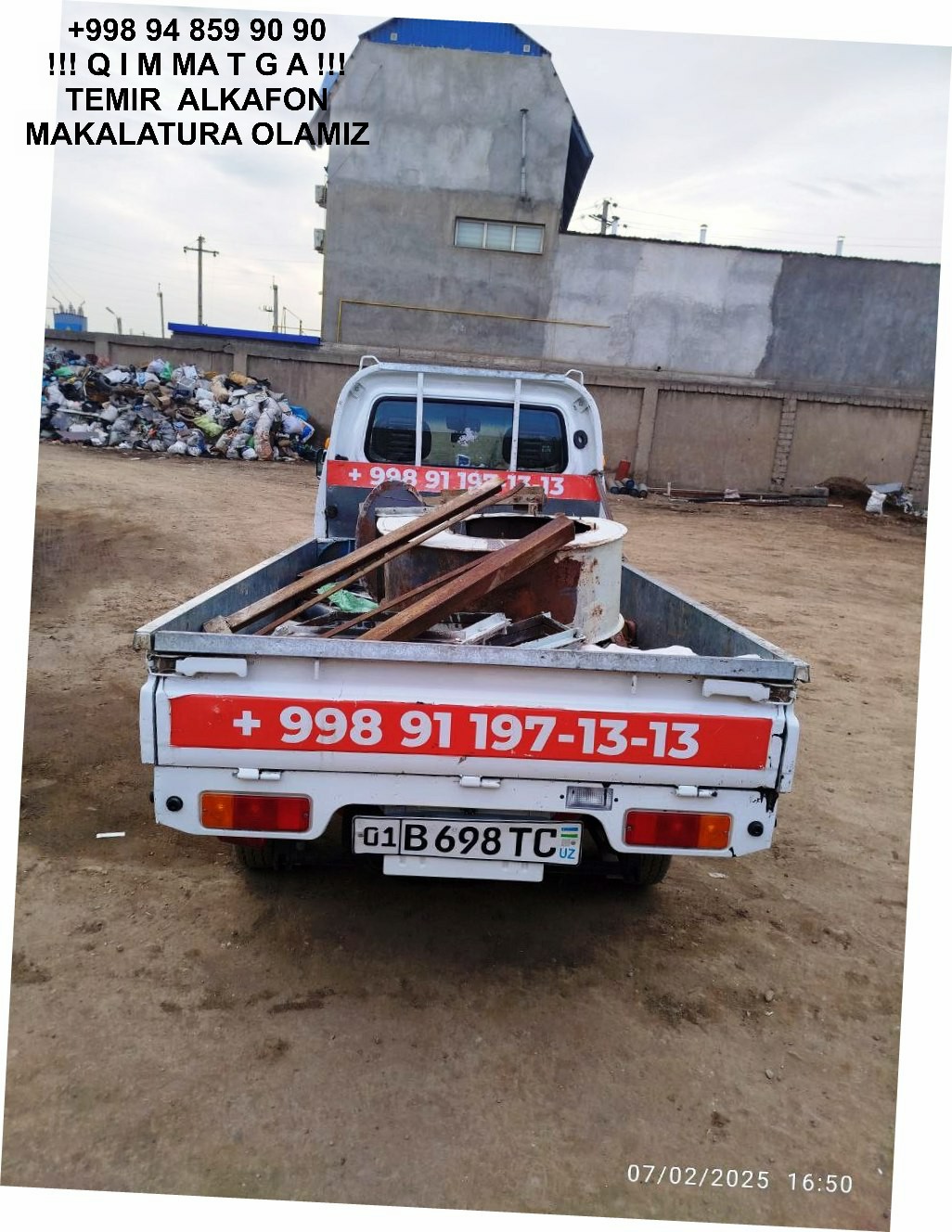 Metallolom qabul qilish Yunusobod